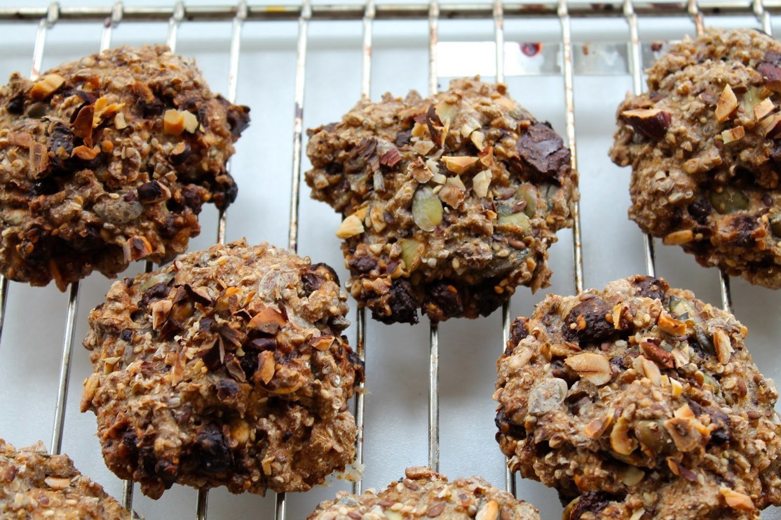 Rugbrødsboller med chokolade