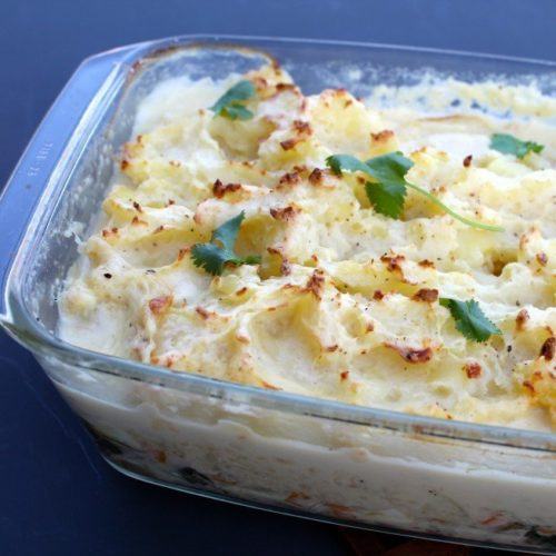 Fishpie med kartoffelmos
