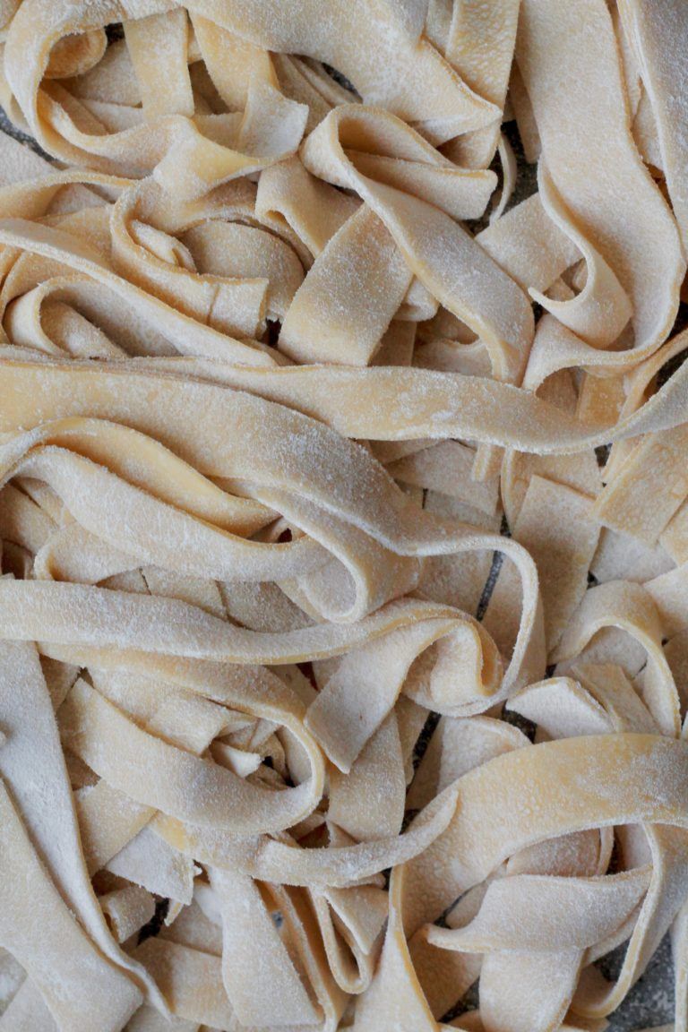 Hjemmelavet pasta uden maskine