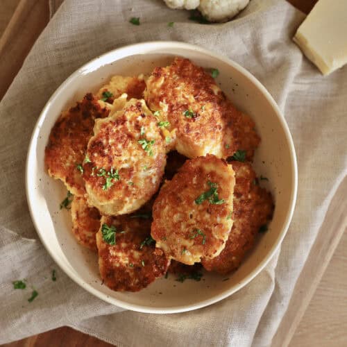 Blomkålsdeller med parmesan