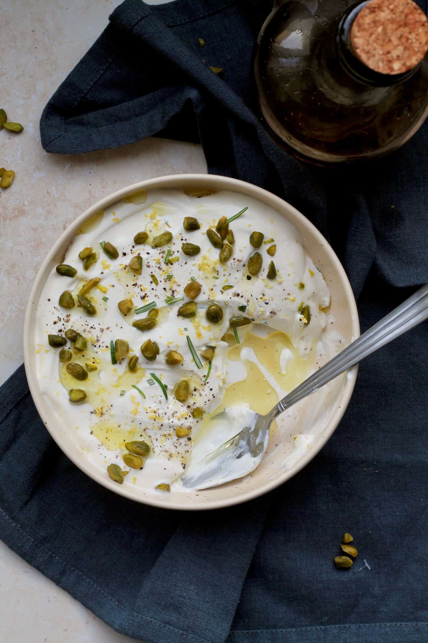 Marineret mozzarella aka. snyde-burrata