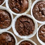 Sunde og proteinrige chokolademuffins med hytteost og æg