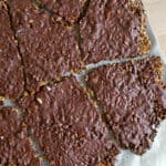 Kerneknækbrød med mørk chokolade