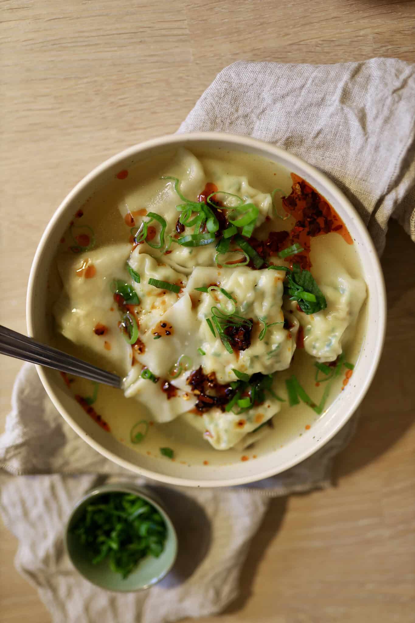 Wonton suppe